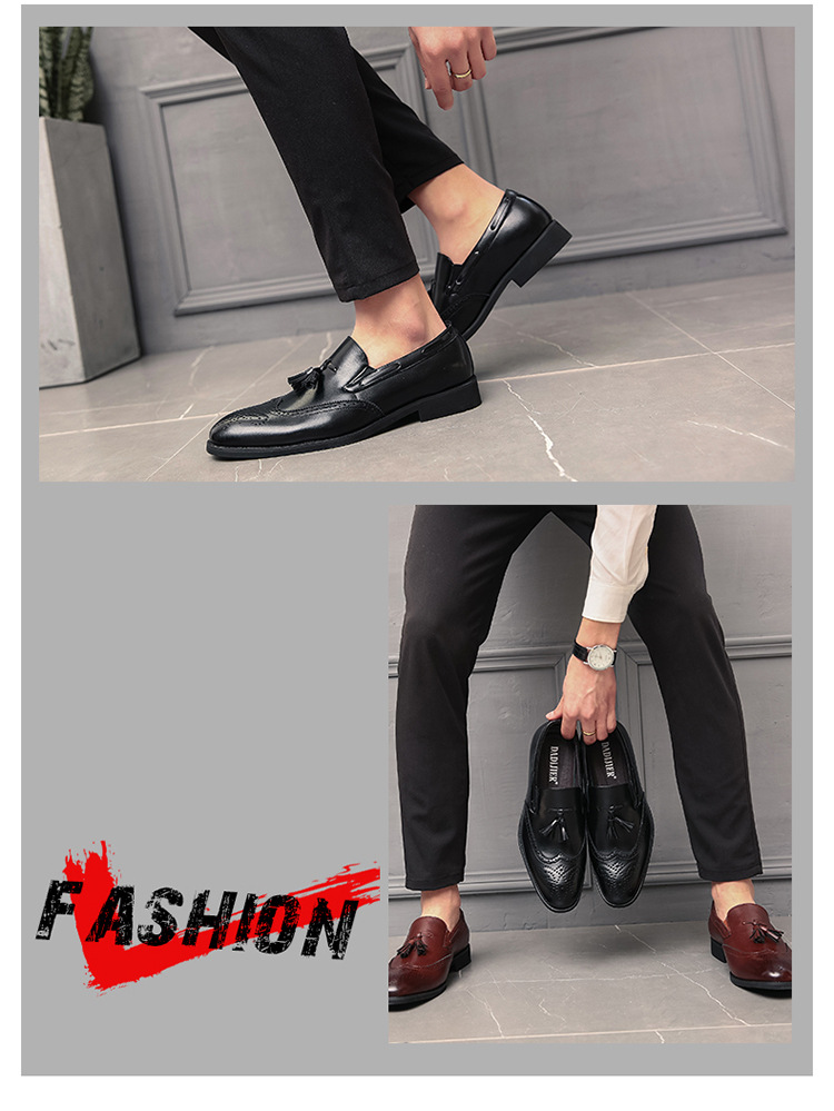 

Men Dress Shoes Summer Mens tuxedo shoes High Quality Leather Comfy Business Man Formal Shoes, 38
