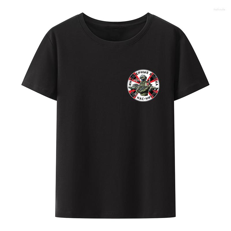 

Men's T Shirts Russian Military Wagner Group Soldier Cotton Shirt For Man Style Short Sleeve Roupas Masculinas Camiseta Hombre, Lm0630236-black