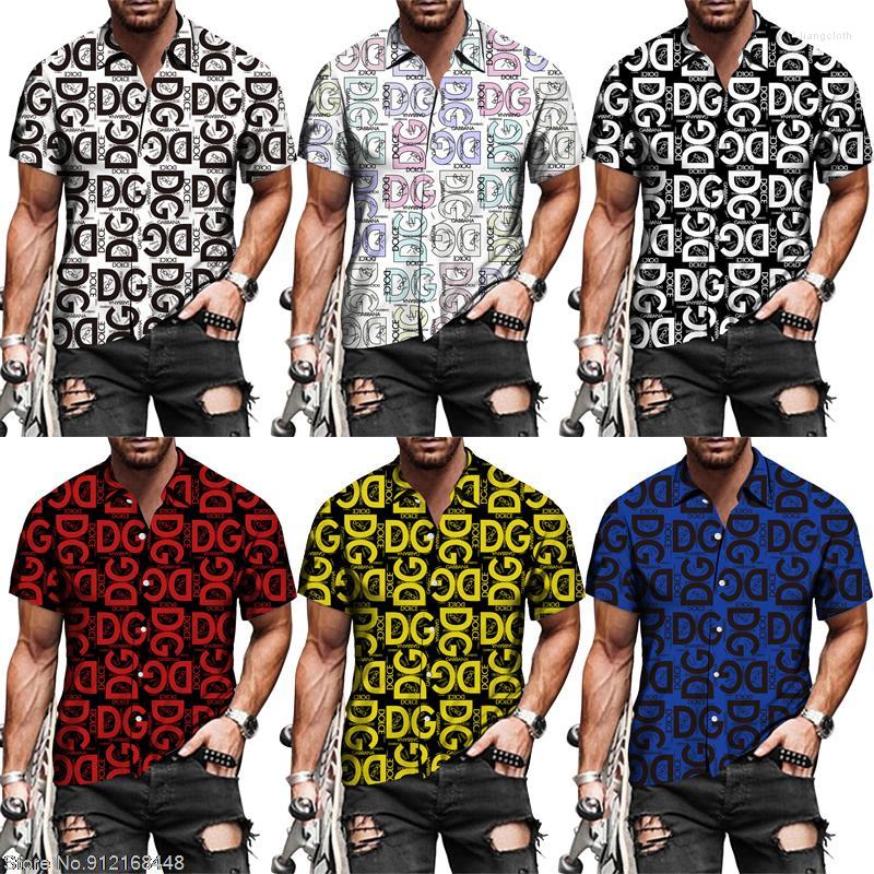

Men's Casual Shirts 2023 Summer Fashion Mens Designer Clothes Letter Printed Short/Long Sleeve T Shirt Men Male Clothing Tops Ropa, Short sleeve-3