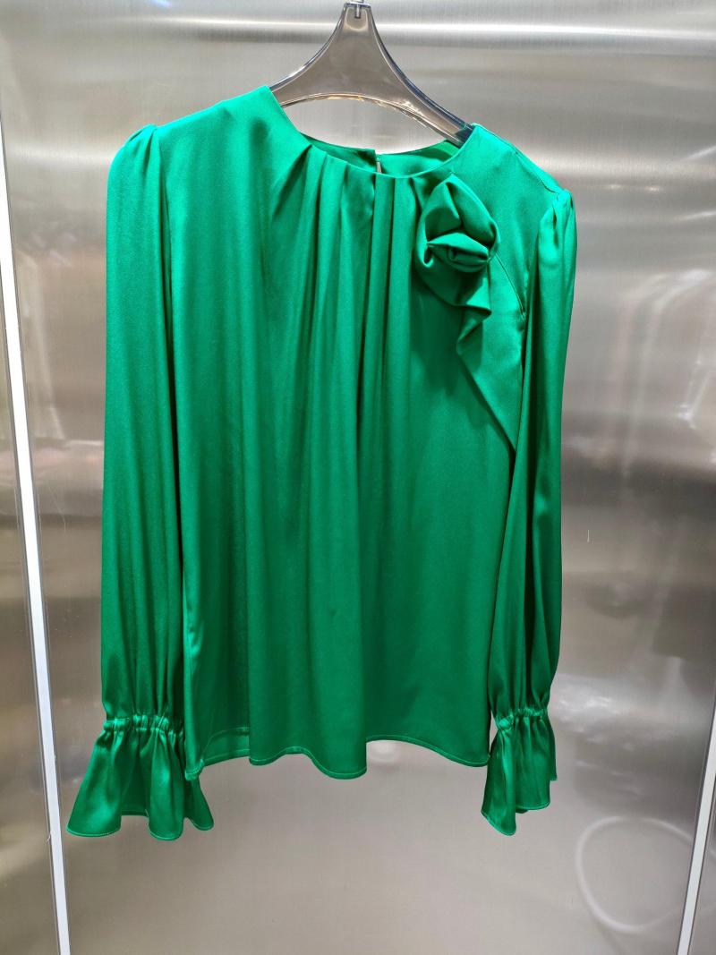 

Women' Blouses The Shirts Are Easy To Slim Elegant Lady Style, Green
