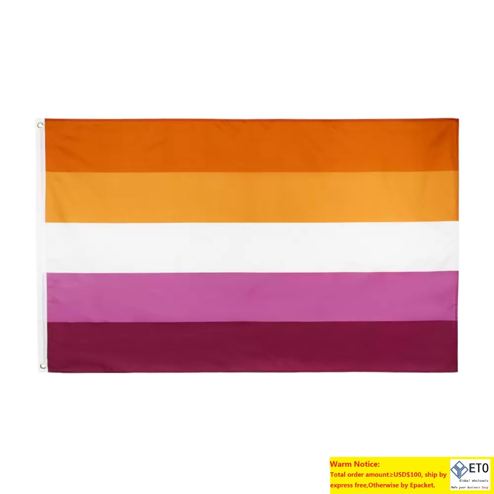

3x5ft Lgbt Les Sunset Lesbian Pride Flag Wholesale Direct Factory