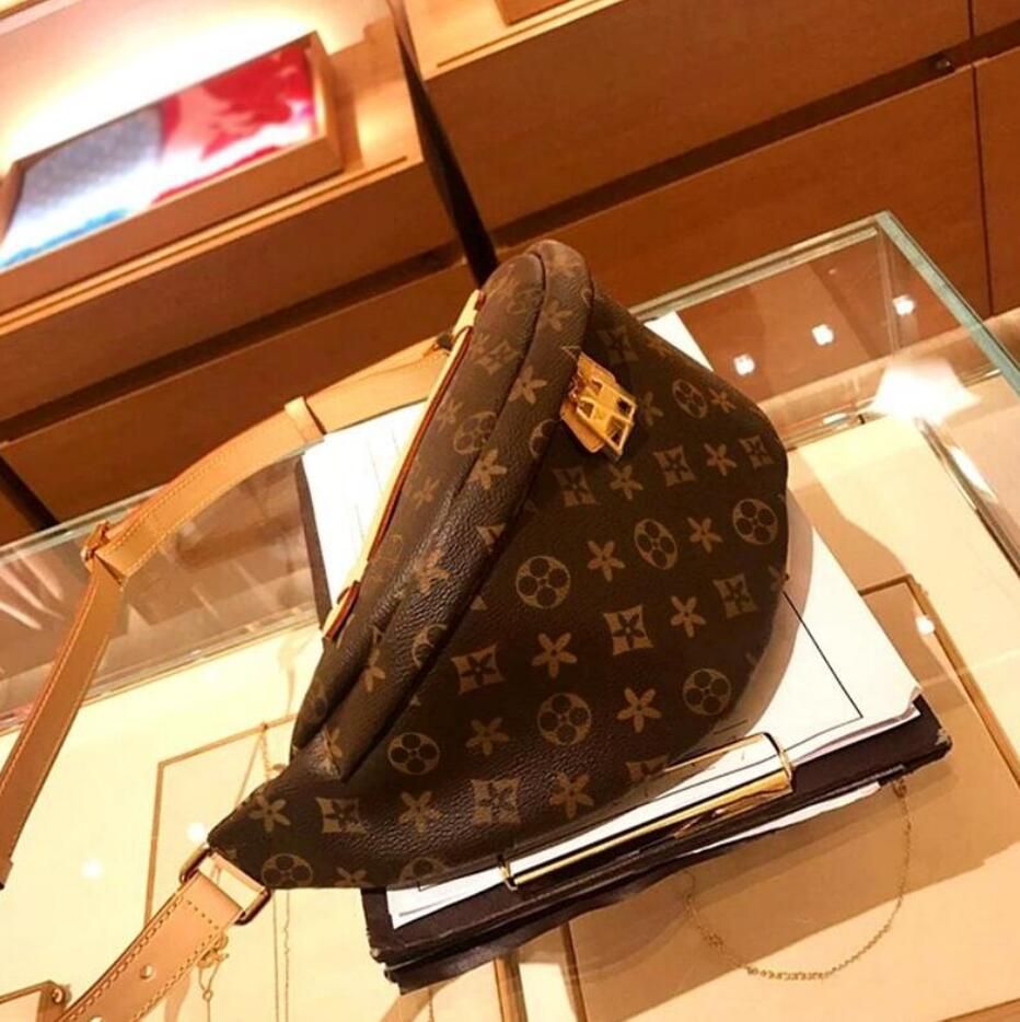 

2023 Designers Luxury Waist Bags Cross Body Newest Handbag Famous Bumbag Fashion Shoulder Bag Brown Bum Fanny Pack 1688, Black