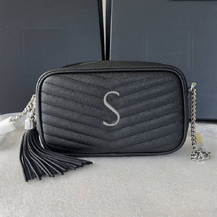 

Luxury Designer s LOU camera tassel Bag yslity Women's men messenger shoulder bag Genuine Leather handbags 7a quilted tote Crossbody work small purse clutch Bags, Red black