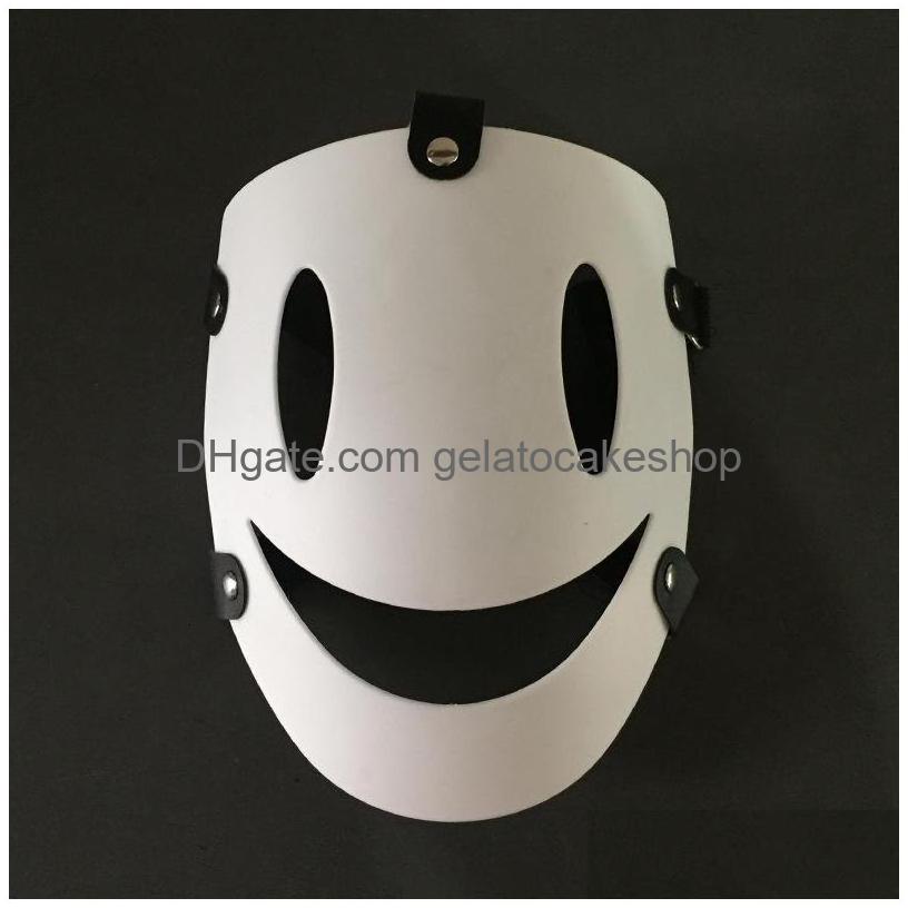 high rise invasion cosplay mask tenkuu shinpan white resin masks japanese anime high rise props pvc 220715