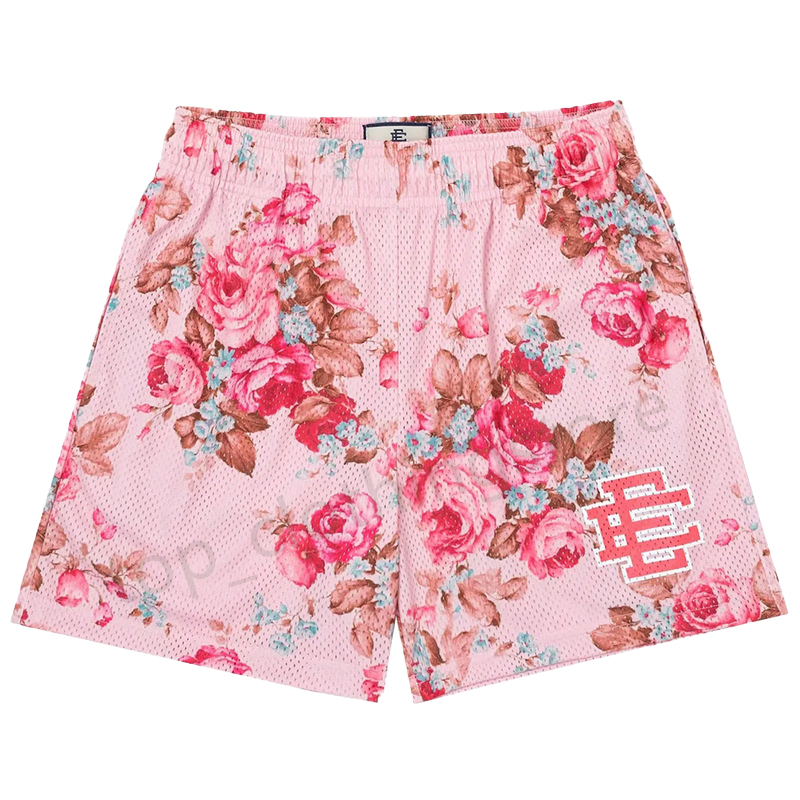 

Mens women Shorts Designer Eric Emanuel Summer Running Flowers print Sport Short Pants workout breathable Fanshion Gym Clothing Loose M- H9V3