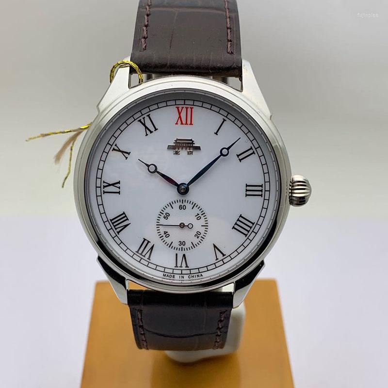 

Wristwatches 40mm Fashion Classic Beijing Brand Manual Mechanical Sapphire Glass Stainless Steel Waterproof Mens Watch Men's, Picture shown