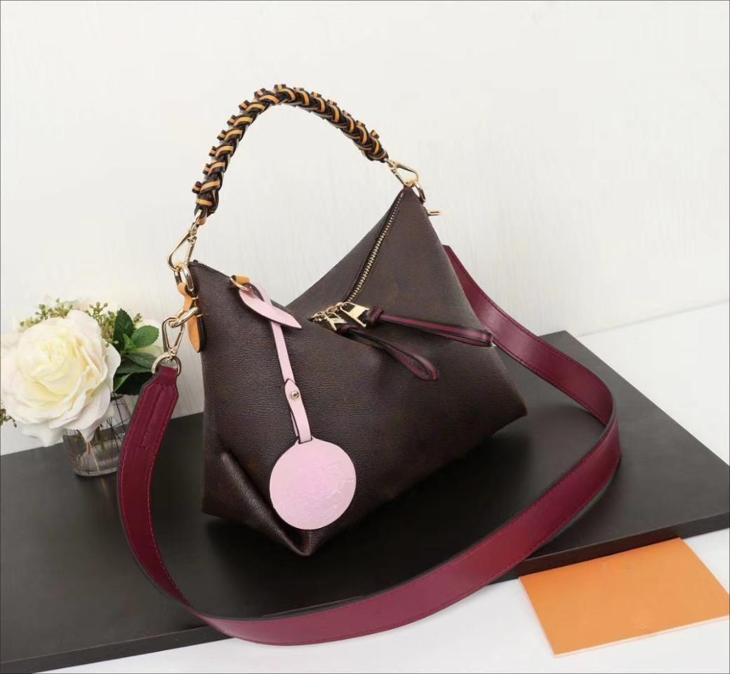 

5A Designer Luxury wallet cross body bag Beaubourg Hobo tote classic Duffle Purse Shoulder bags vintage Handbag strap pouch pochette Letters, Brown flower