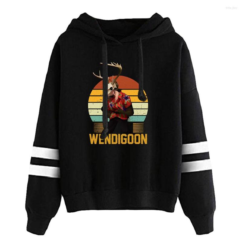 

Hoodies Wendigoon Unisex Long Sleeve Hooded Sweatshirts Casual Streetwear, Picture shown