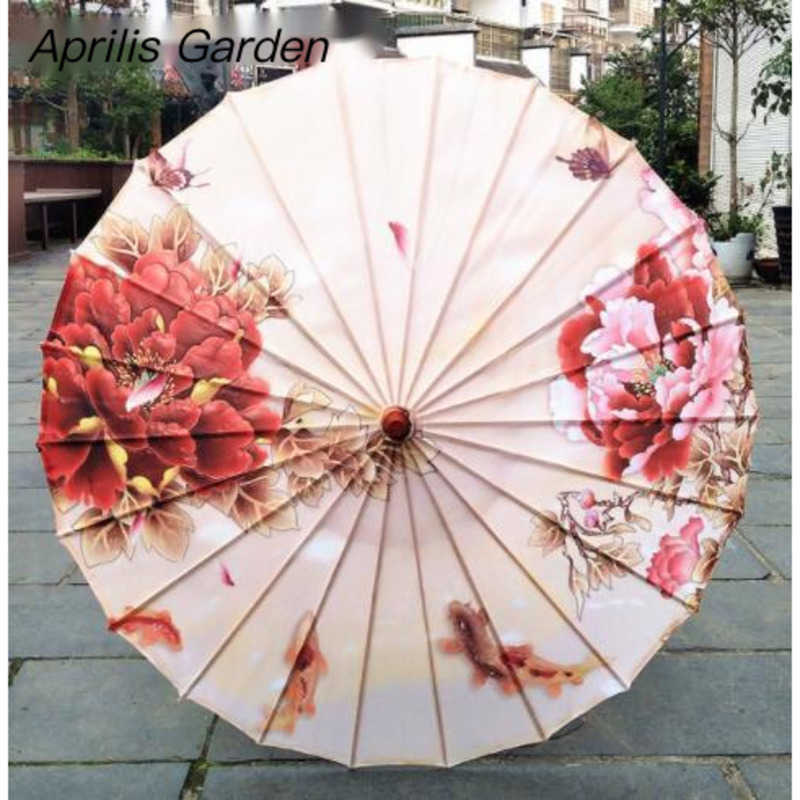 

Umbrellas Women's Rain Umbrella Chinese Umbrella fengshui Silk Dance Japanese Poney Decorative Bamboo Umbrella Oil Paper Umbrella parasol P230413