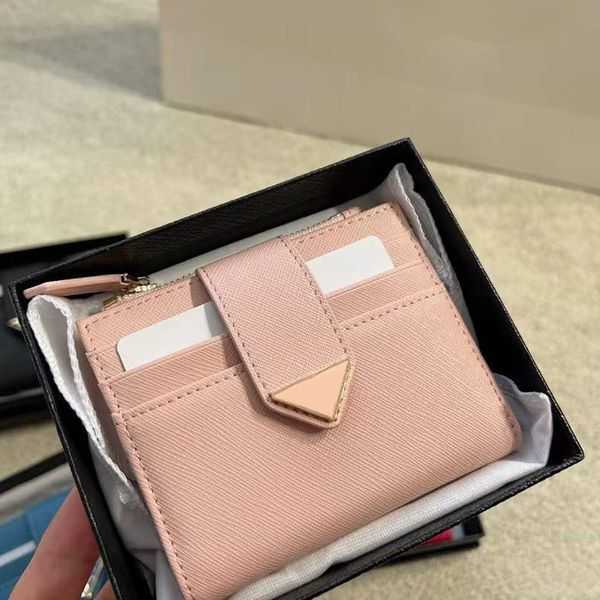 

Brand Prade Classic Men Women Wallet fashion thread ultra-thin genuine leather women's small purse card bag versatile purses