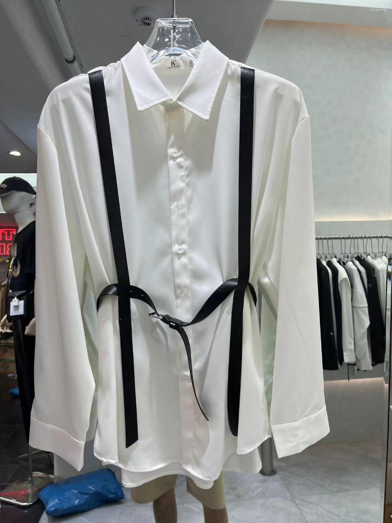 

Men's Casual Shirts DC4505 Fashion Men's 2023 Runway Luxury European Design Party Style Clothing, Picture shown