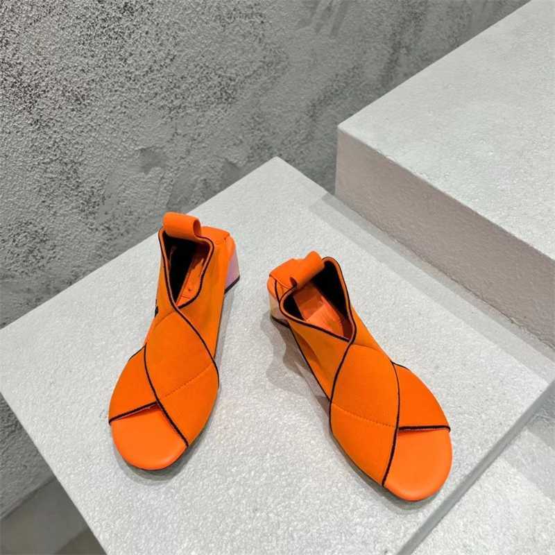 

2023 New Style Square Head Elastic Open Toe High Heel Cross Loop Leg Strap Thick Sandals, Black2