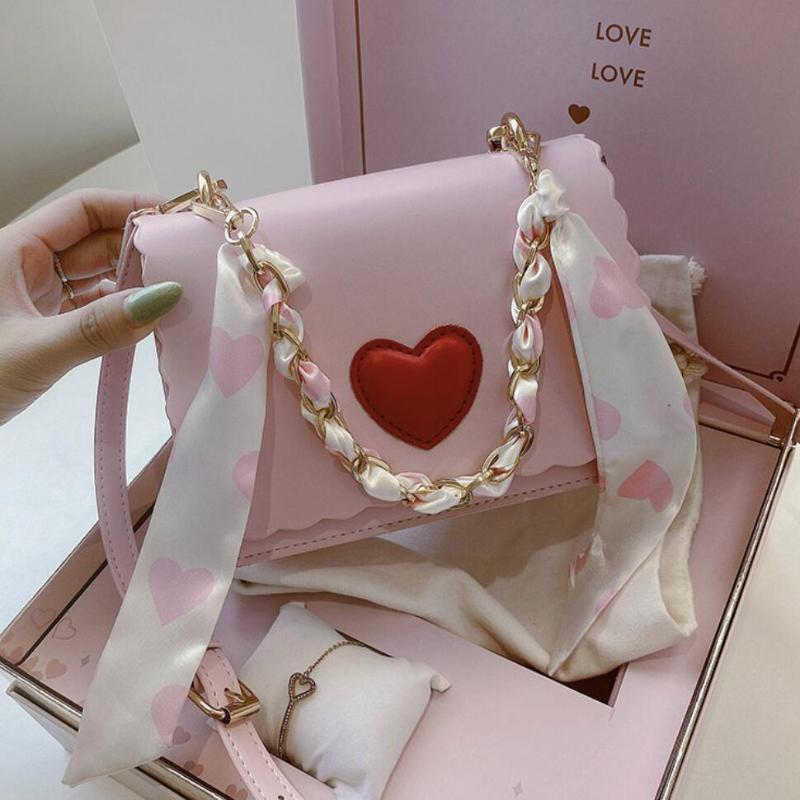

Evening Bags Contrast Color Ribbon Tote Bag 2023 Winter High-quality PU Leather Women's Designer Handbag Sweet Lady Shoulder Messenger, Black