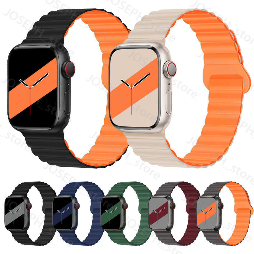 

Other Fashion Accessories Magnetic Strap for Apple Watch Band 49mm 44mm 40mm 45mm 41mm 42mm 38mm 49 44 45 Mm Bracelet IWatch Series Ultra 7 6 3 Se 8 J230413