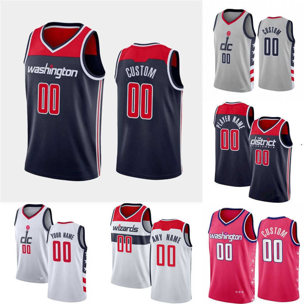 

Basketball Jerseys Men Women Youth Washington''Wizards''Custom 8 Rui Hachimura 3 Bradley Beal 6 Kristaps Porzingis 22 Monte Morris 33 Kyle Kuzma, Color