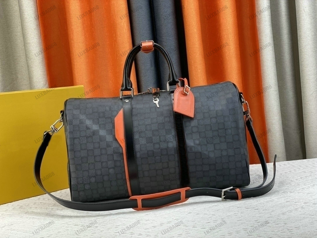 

Designer Duffle Bags KEEPALL 45 Bag Bandouliere M41418 Monograms Damier Men's Weekend Travel Bag Keep All Large Capacity Handbag 45cm, #1