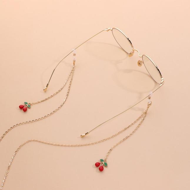 

Cherry Glasses Chain Women Elegant Eyeglasses Designer Sunglasses Mask Hanging Chains Accessories for Female3245871