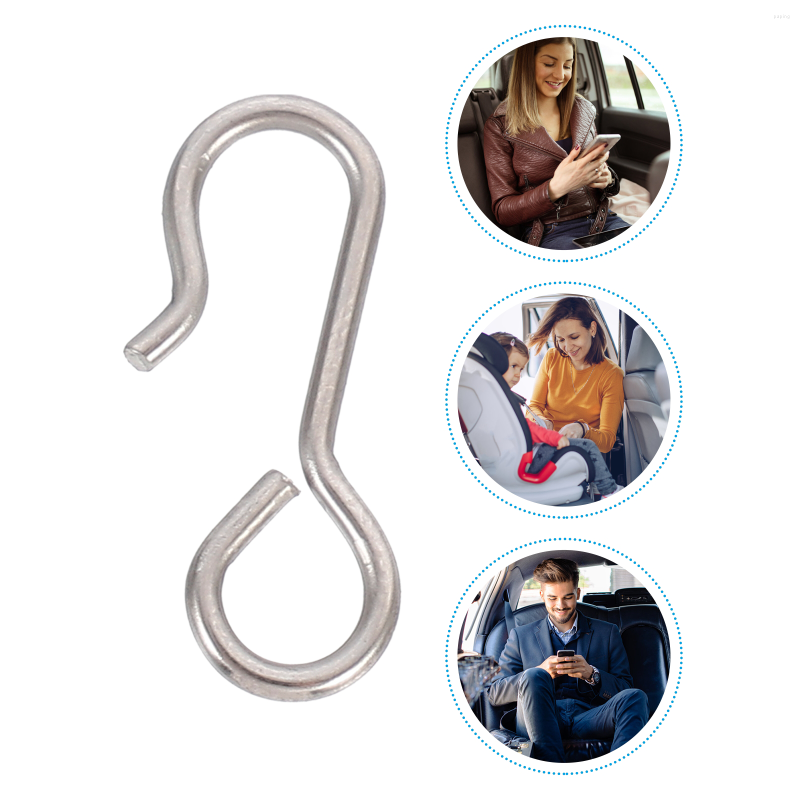 

Car Seat Covers 100 Pcs Headrest Hook Stainless Steel S Hooks Auto Cover Carseat Metal Ordinary Supplies