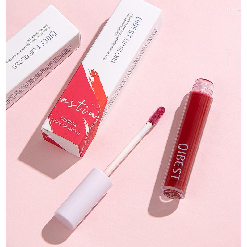 

Lip Gloss Mirror Water Lipstick Long Lasting Non-stick Cup Waterproof Glaze