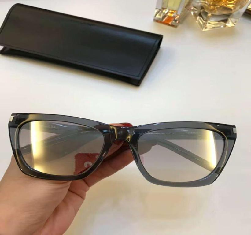 

women kate SL 214 Havana Brown Shades Sunglasses Unisex sun glasses Eyewear Driving Glasses Fashion New in box8990666