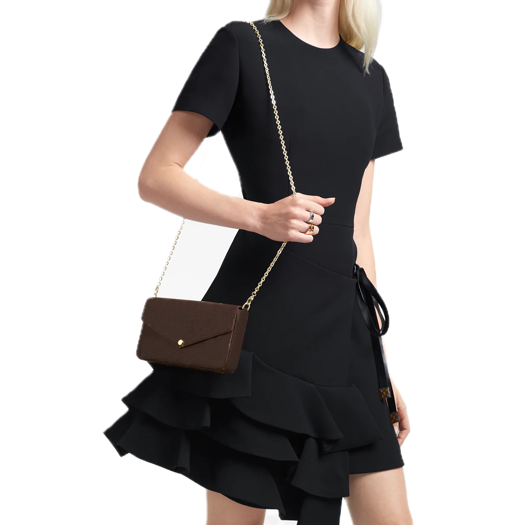 

Chain Bag Flower Ladies Designer Wallet With Box Louise Purse Vutton M61276 Crossbody Bags Removable pocket Hand Or Shoulder Carry 2023, Red