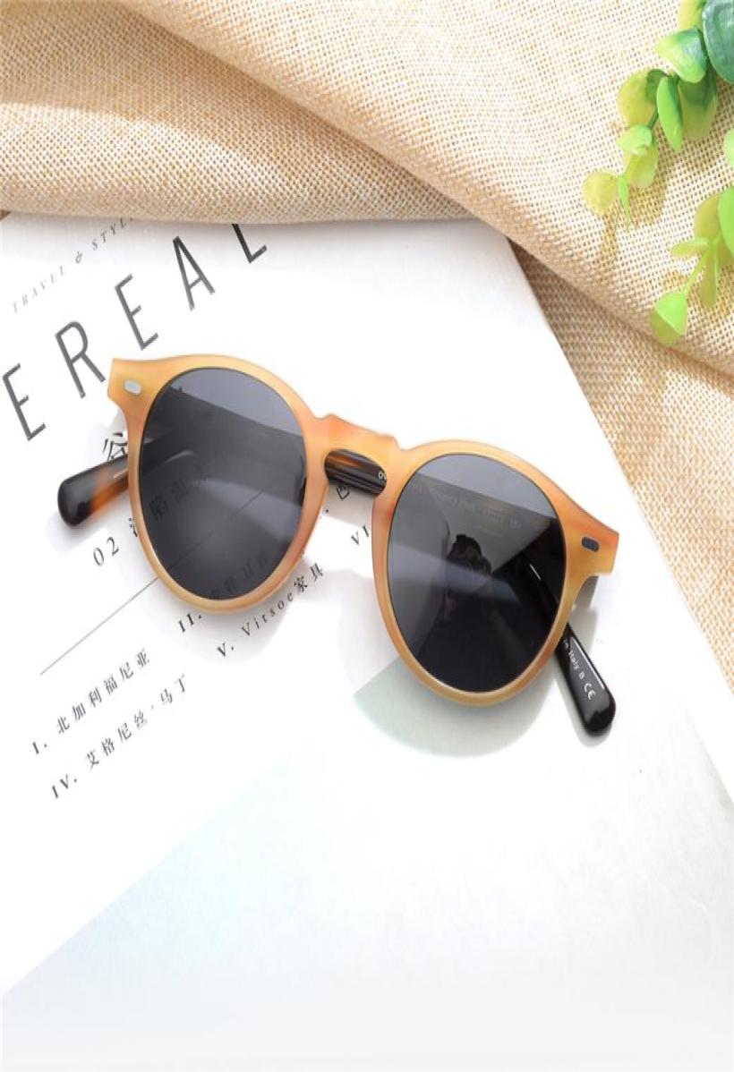 

Gregory Peck men women Sunglasses Vintage Polarized sunglasses OV5186 retro Sun glasses oculos de sol OV 5186 T2006121590578