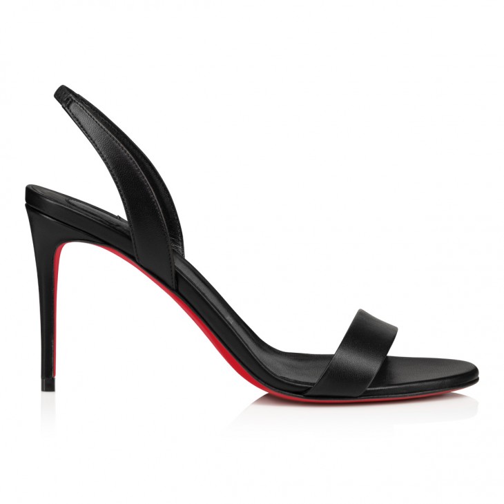 

Sandals 85mm Sandals - Napa Leather - Black Reds Sole Shoes cool