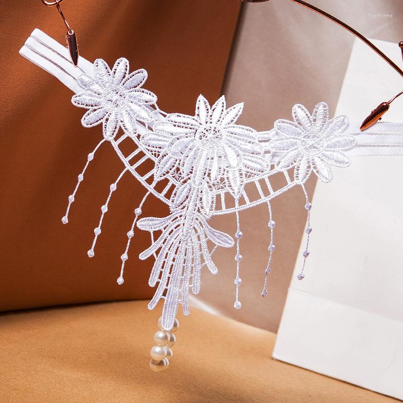 

Women's Panties Tassel G-String Women Low-Rise Sheer Embroidered Beaded Sexy Erotiic Underwear Woman Thongs Lingerie, Black