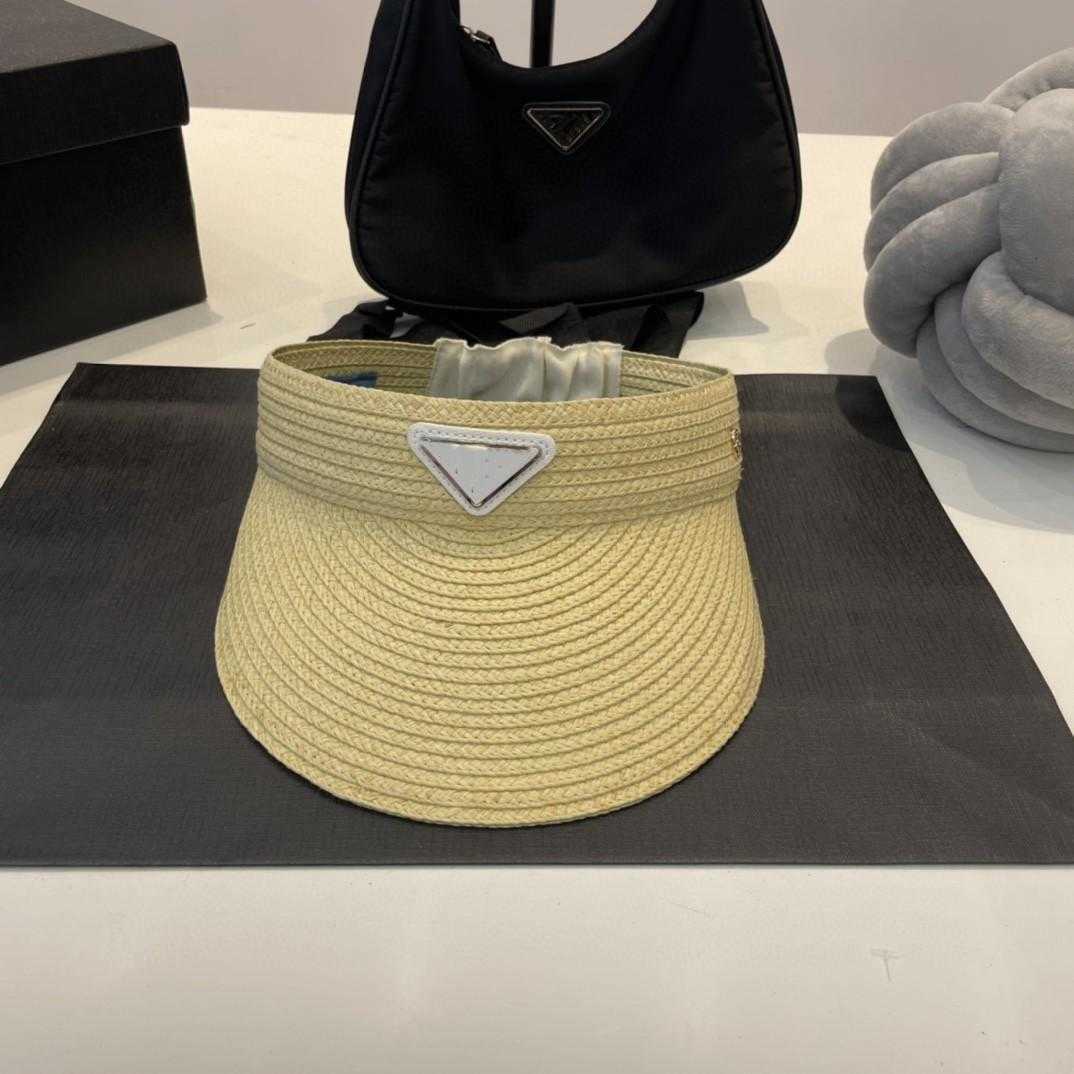 

Designer straw hat for men women hollowt top hat high quality men's and women's same sun visor, Pink