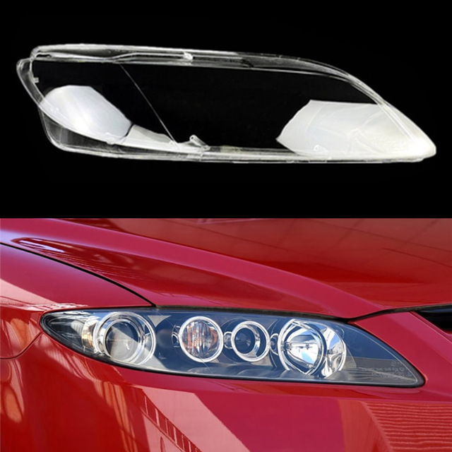 

For Mazda 6 M6 2003~2015 Car Front Headlight Glass Headlamps Transparent Lampshade Auto Light Lamp Shell Headlight Cover Lens