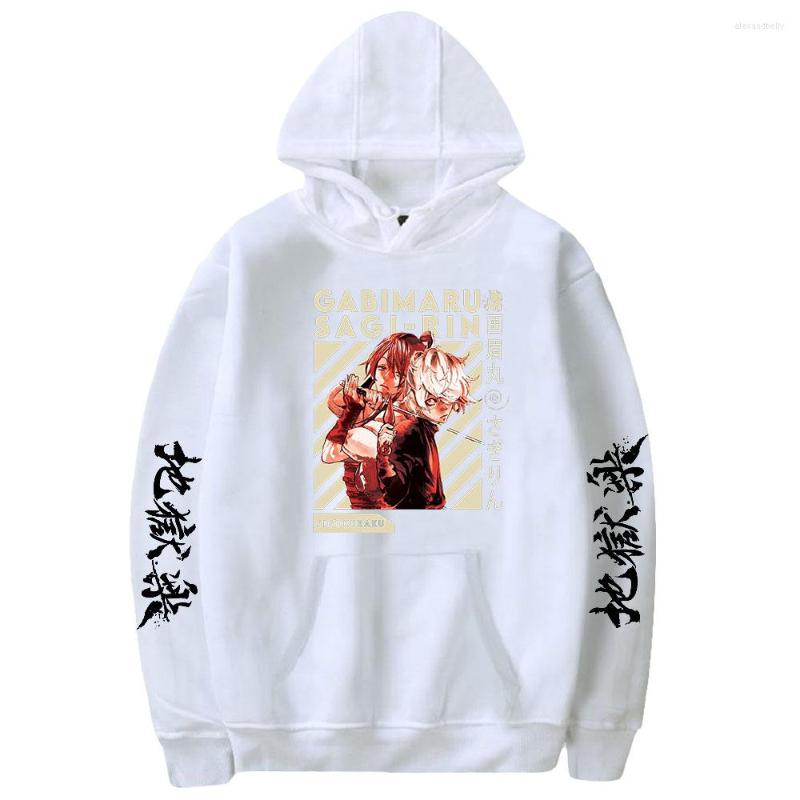 

Men's Hoodies 2023 Hell's Paradise Jigokuraku Hoodie Long Sleeve Woman Man Sweatshirts Harajuku Streetwear Japan Anime Clot, Navy