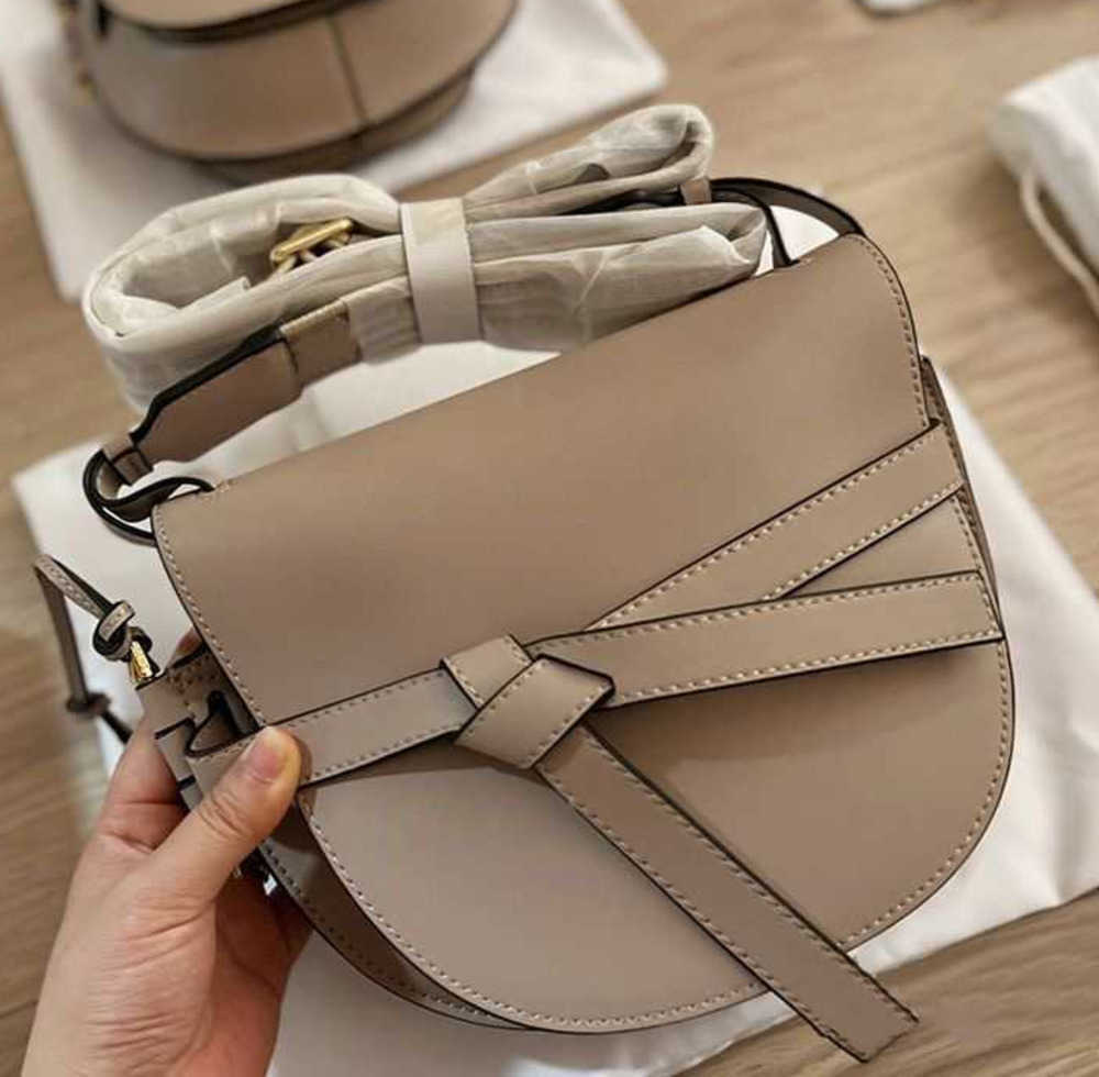 

loe Leather Saddle Messenger Fashion Handbag Shoulder Brown Brand Designer Crossbody Female PursesHigh quality logo3, Black