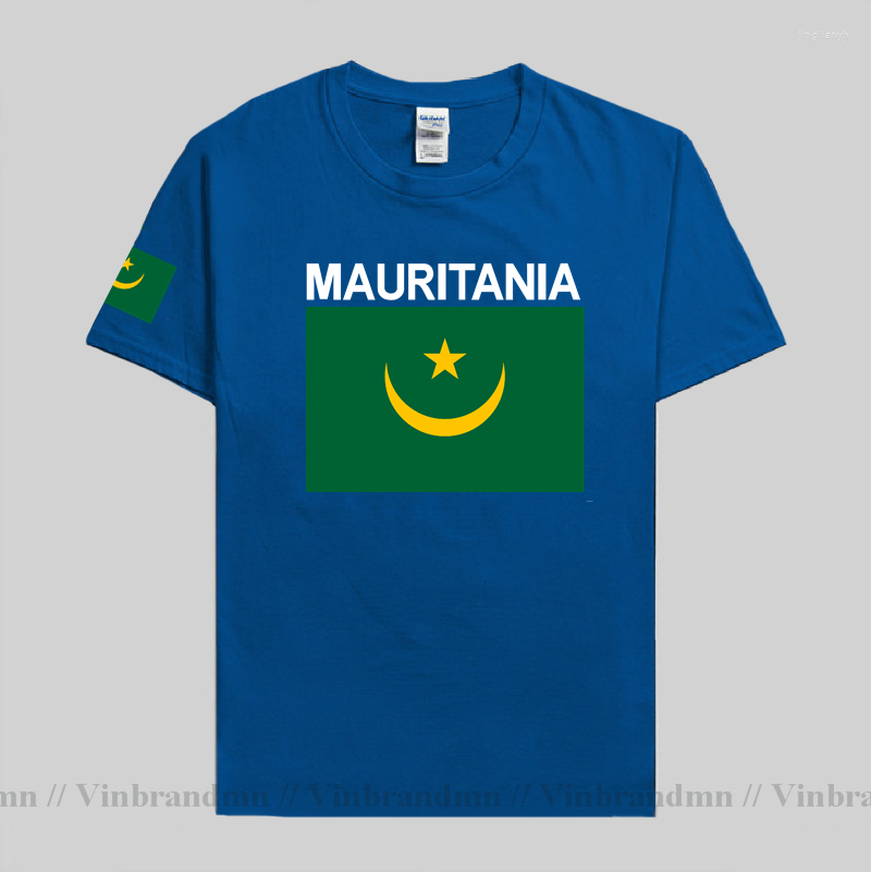 

Men's T Shirts Mauritania Mauritanian Shirt Classic Fashion 2023 Nation Team Cotton T-shirt Clothes Country Flag Tees MR MRT, Green