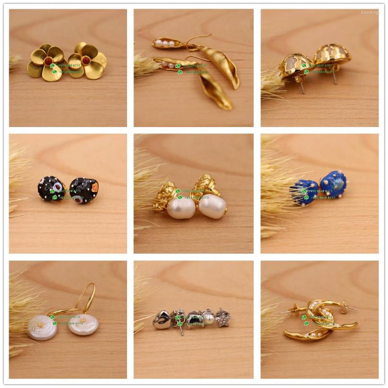 

Stud Earrings Tory Gold Plated For Women Fashion Jewlery