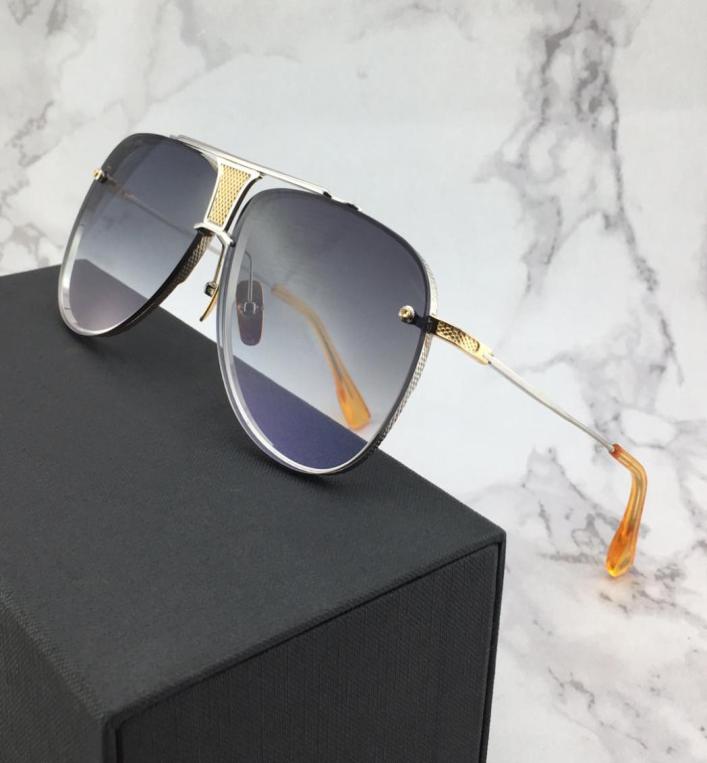 

Classic Decade Silver Pilot Sunglasses for Men Women Grey Shaded Sonnenbrille Designer Sunglasses Gafas de sol UV400 Eyewear with 7165071