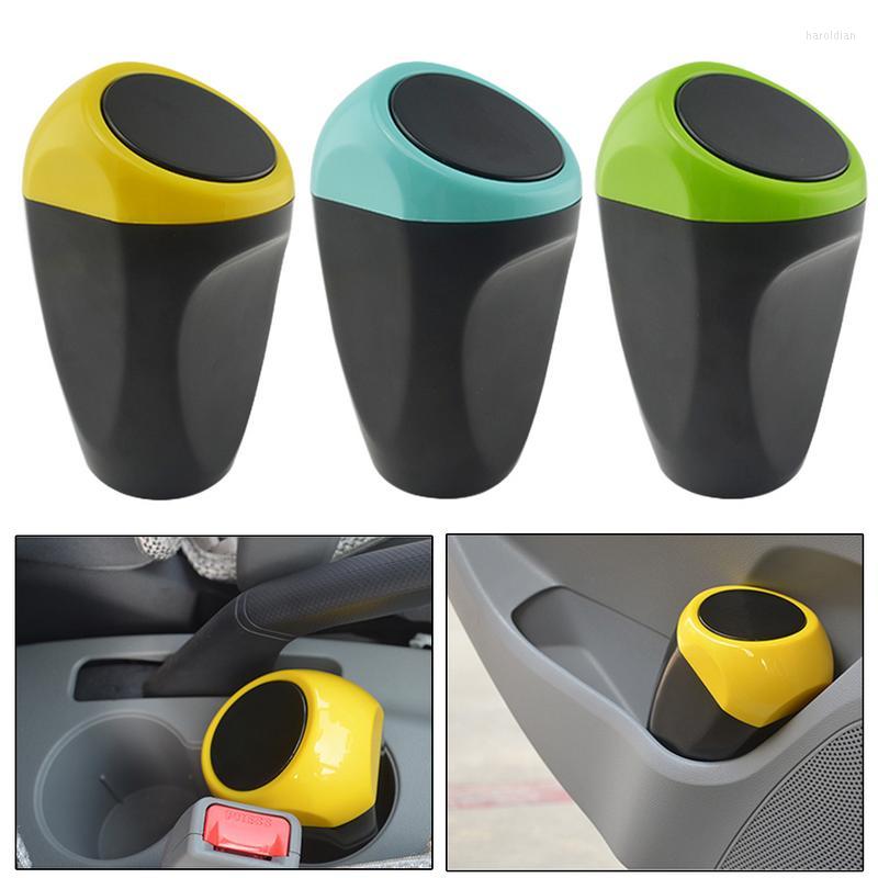 

Interior Accessories Car Mini Garbage Can Vehicle Dust Case Storage Box Trash Bin Portable Organizer Small Paper Dustbin