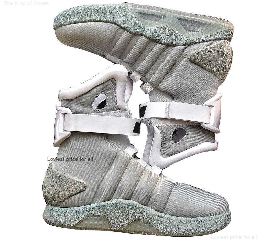 

Basketball Shoes Running high qualit Authentic Mag Back The Future Glow In Dark Gray Sneakers S Led Lighting Up Mags Boots men, Men us 9.5=eur 43