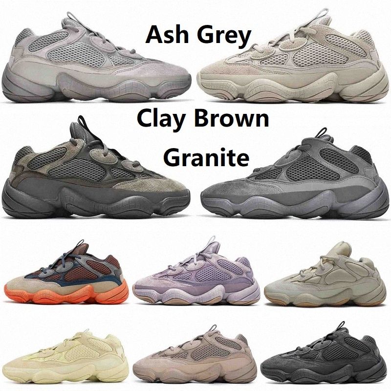 

Yeezzy dress kanye Men Women Mesh Running Shoes Desert Rat Stone Soft Vision Bone White Blush wests Trainer Platform 500 Sports Trainers CNM, 6 granite