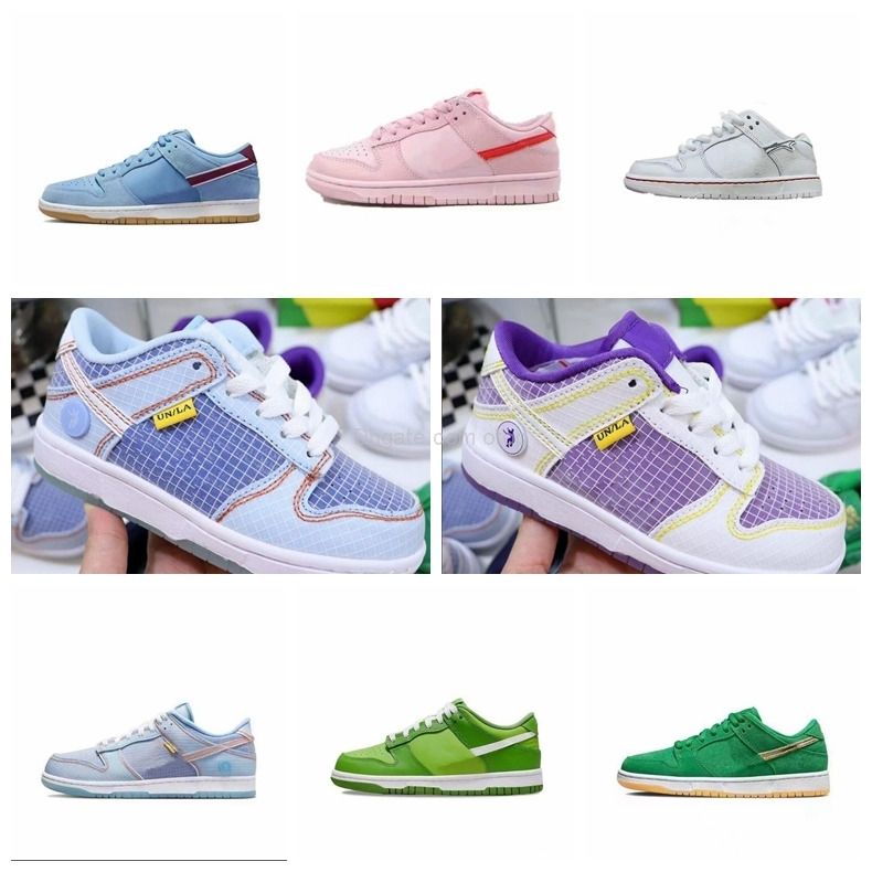 

Kids SB Low Running shoes Court Purple Pistacchio Pro Shamrock Oski Great White Shark Triple Pink PRM Phillies Children designer sneakers US, 008