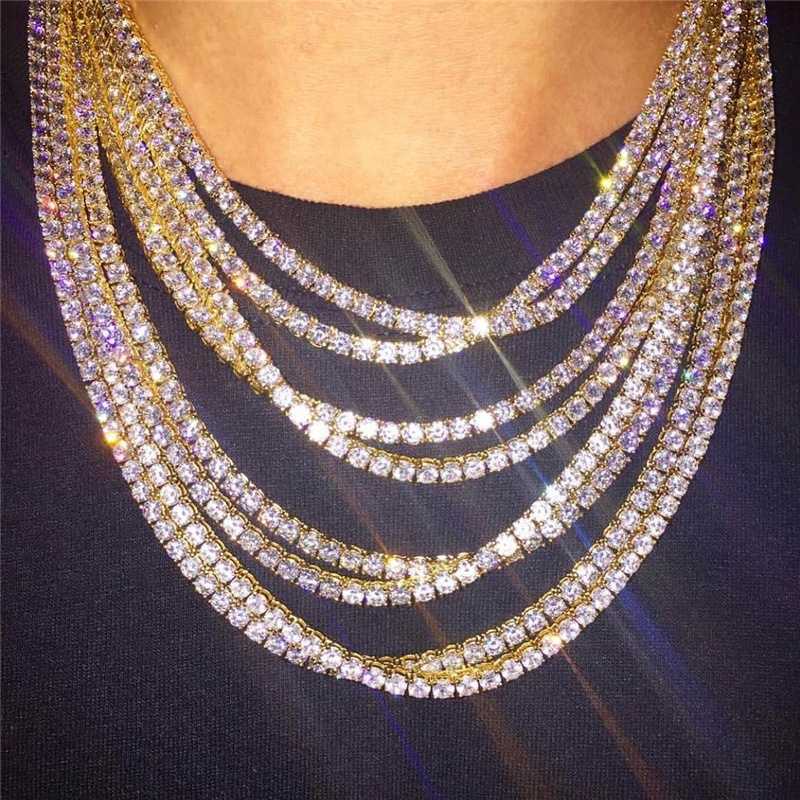 

Factory Price Moissanite Jewelry 925 Silver Rose Gold Yellow Chain 2mm 3mm 4mm 5mm 6.5mm Vvs Tennis Necklace