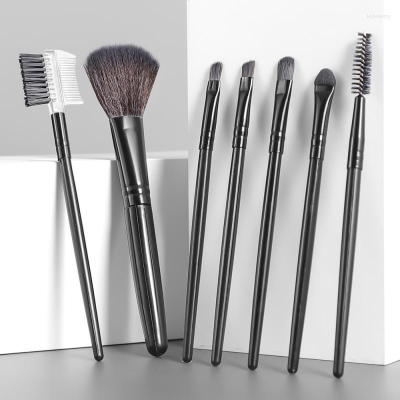 

Makeup Brushes 7pcs Set Powder Blush Brush Soft Tools Eyeshadow Brow Lash