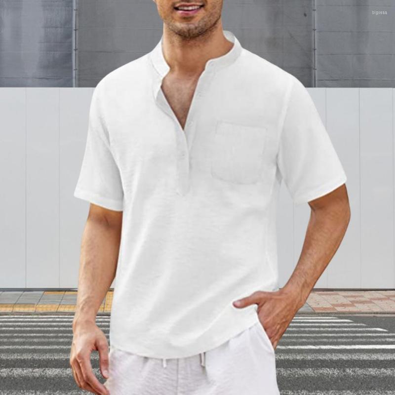 

Men' Casual Shirts Men Summer Top Simple Style Shirt Quick Dry, White