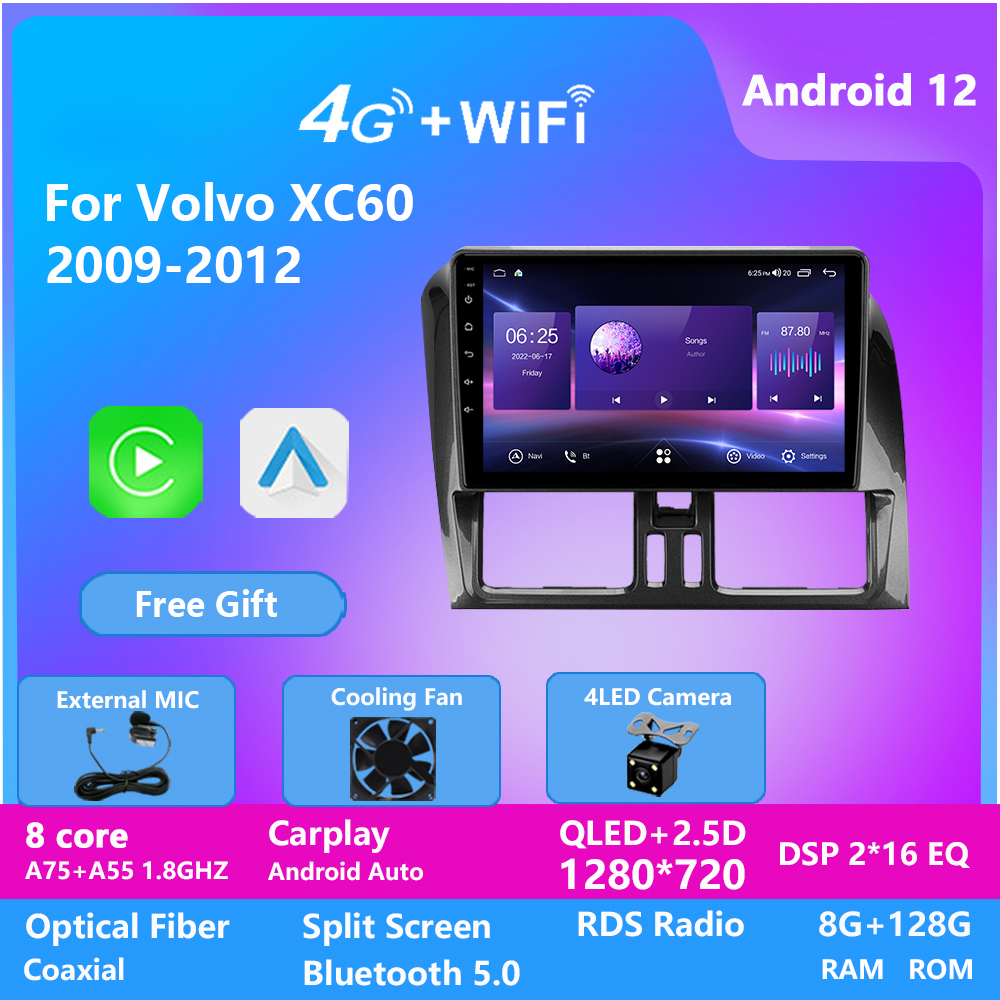 

Car Android Touch Screen Video GPS Stereo Radio Navigation System Audio Auto Electronics Car DVD Player for VOLVO XC60 2009-2012