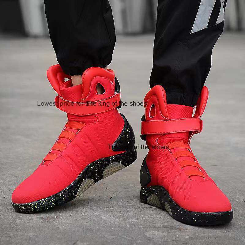 

shoes big size us 13 boots Designer Authentic Air Mag Back To The Future Sneakers Marty Mcfly Led Shoes Lighting Up Mags Sneake, Us8