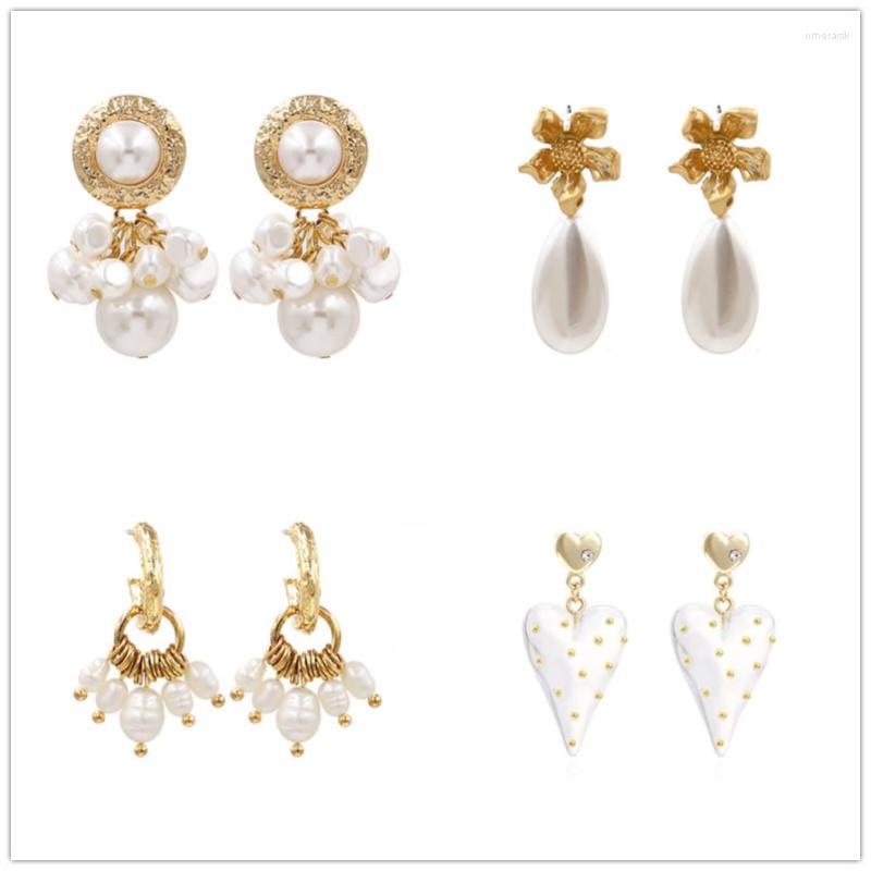 

Dangle Earrings Versatile Pearl Tassel With European And American Personality Temperament