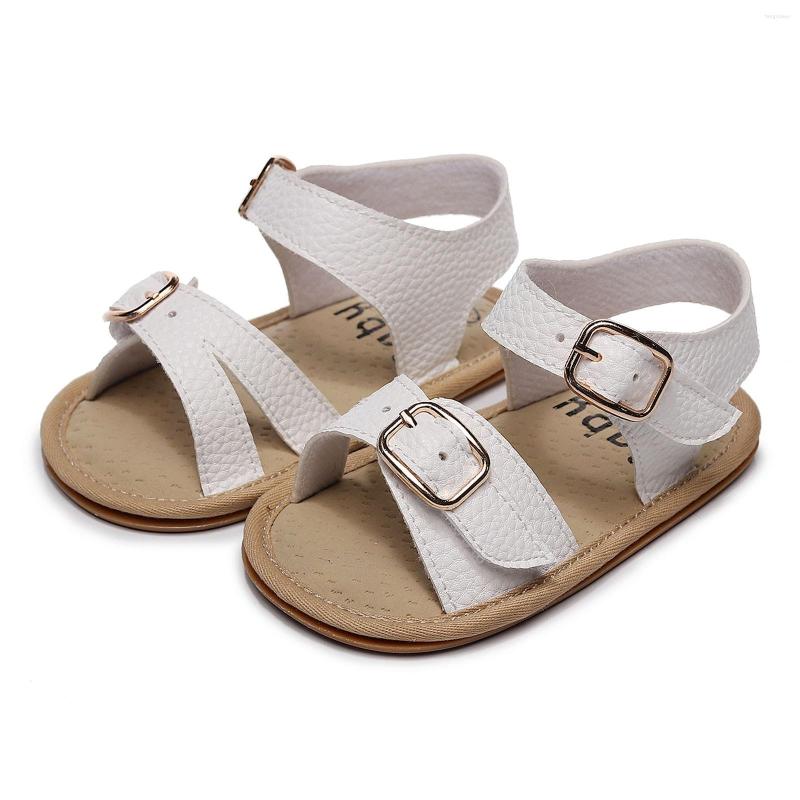 

First Walkers Sandals Leisure Toddler Shoes Girls Baby Kids Infant Toe Open, White