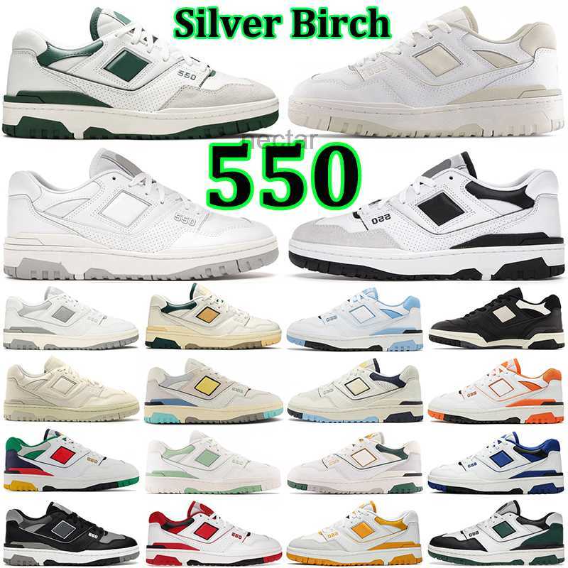 

OG new 550 casual shoes nb 550s designer sneakers White Green Silver Birch Sea Salt Black Dark Grey UNC Panda Rich Paul Shadow Burgundy men women outdoor sports trainer