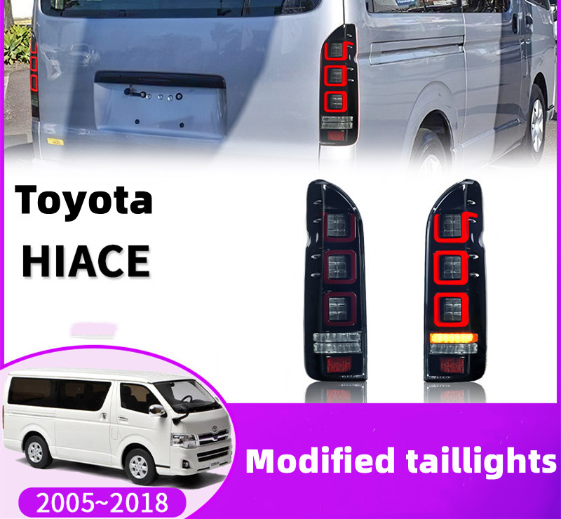 

Car Tail Lights For Toyota HIACE 20 05-20 18 Signal Lamp Modified Taillight Assembly LED Brake Reverse Lights Accessories