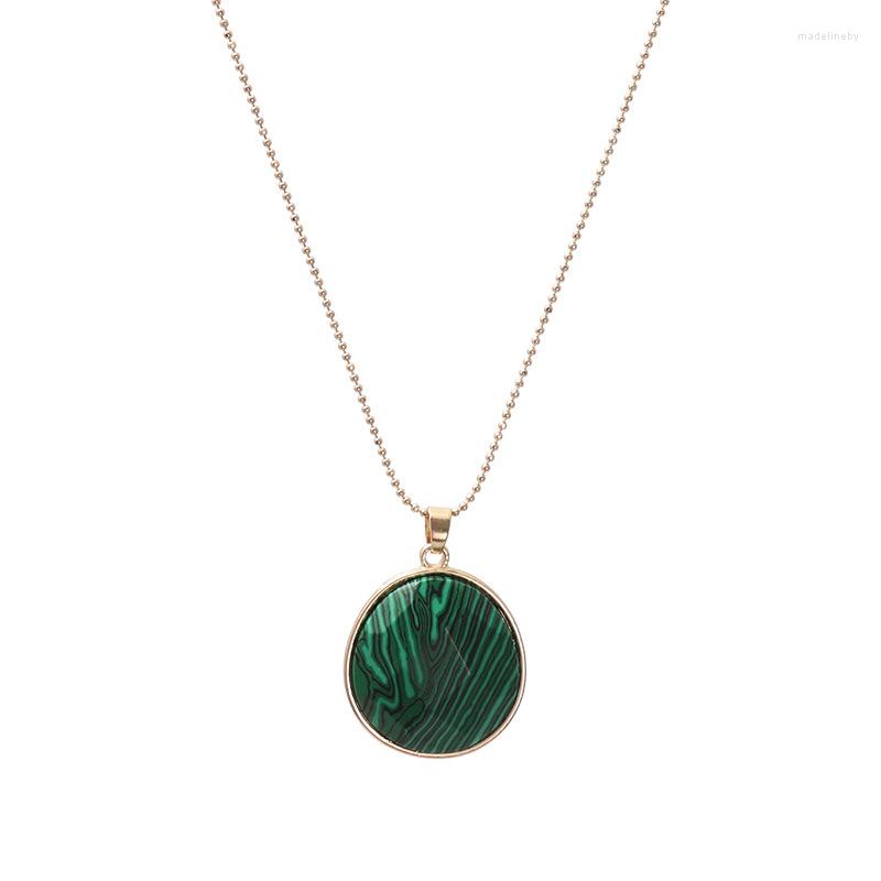 

Chains Fashion Simple Roundness Necklace Delicate Facet For Women