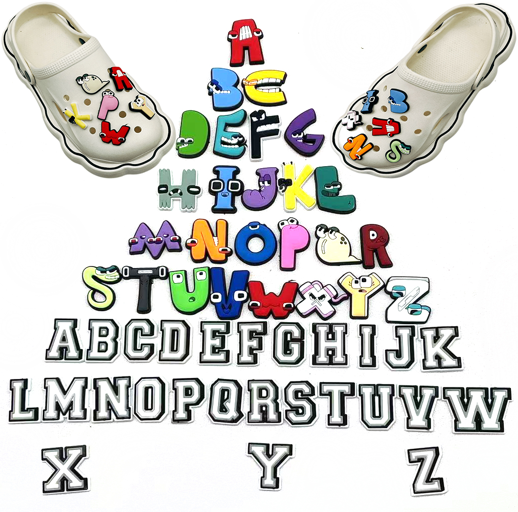 

Other 52Pcs Set Letter Series Pvc Shoe Charms Cartoon Alphabet Decoration Aceessories Fit Croc Clogs Buckle Kids Party Gifts Jibz Dr Otol4